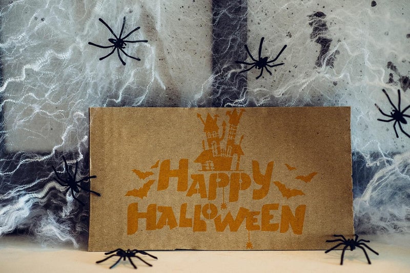 YKW Halloween Stencils 6 Pack Large, 9.6x7 9.6x5 Inch Reusable Spooky Templates for Painting Wood Signs Fabric Trick Treat Decorations - Image 3